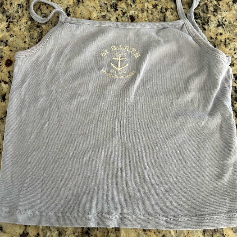 Brandy Melville Light blueish grey Gray Tank Top